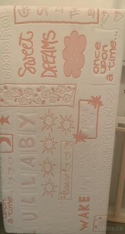 Dětská postýlka, bílá, 120 x 60 s matrací - 3