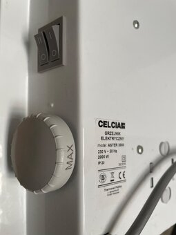 Radiátor Aster 2000 / 230 V - 50 Hz, 2000 W - 3