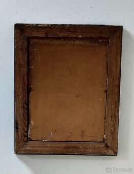 Starý obraz 48.5x40 cm. - 3