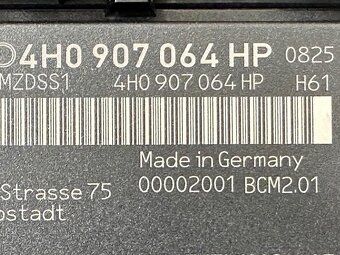 Řídící jednotka komfort 4H0907064HP Audi A6 C7 4G FL 2018 - 3