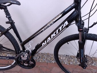 Dámské kolo NAKITA cross - ALU rám 17" - DEORE - 3
