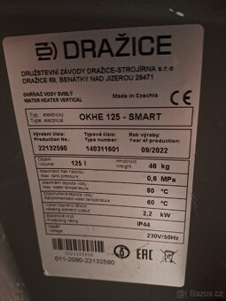 El. bojler svislý start 125 l - 3