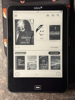 Čtečka knih Tolino Vision 2 4GB černá + obal 2 - 3