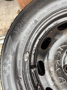Plechové disky R15 + zimní pneumatiky Škoda Octavia I - 3