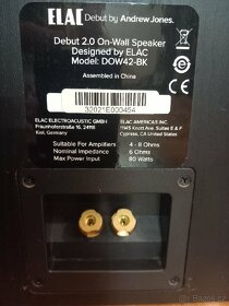 ELAC Debut 2.0 On-Wall
a držáky - 3