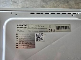 Prodám mikrovlnnou troubu SEncor - 3