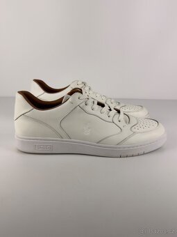 Polo Ralph Lauren pánské elegantní bílé tenisky 48 kožené - 3