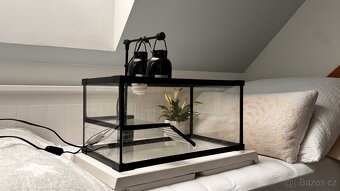 Skleněné želvárium pro vodní želvy – 37,5 l (želvárium) - 3