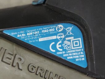 Úhlová bruska Ferm 125 mm - 3