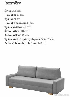 Rozkládací pohovka/gauč - 3