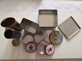 Plechové obaly/nádobky - 3