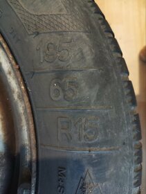 Plechové disky s zimní a letní pneu 205/55 R16 - 3