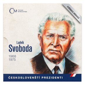 Stříbrná medaile Českoslovenští prezidenti - Ludvík Svoboda - 3