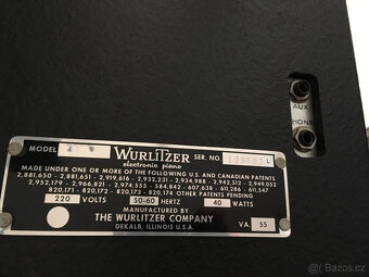 Wurlitzer Piano 200A, velmi dobře zachovalé a udržované - 3
