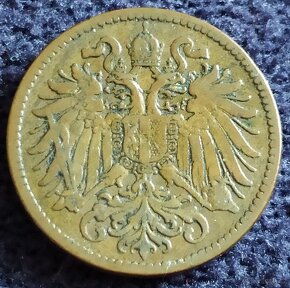 2 haléře 1903,1904,1908,1909,1910,1911 b.zn.
- 3