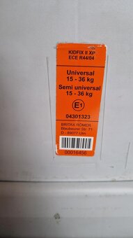 Autosedačka Britax Römer 4-12 let - 3