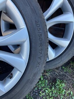alu kola Mazda 17" s letními pneu 205/50 R17 - 3