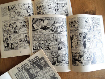 komiks knihovnička Komety Švejk Robin Hood retro - 3