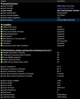 Western Digital SSD NVMe SN550 500GB (WDS500G2B0C ) - 3