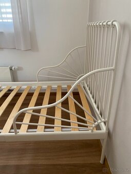 Prodloužitelna postel IKEA MINNEN, bílá, 80×200 cm, 2ks - 3