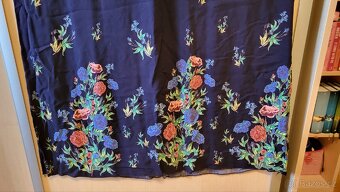 Dlouhé letní šaty modré, vel.XL - 3