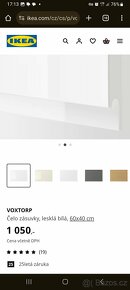 Nove čelo Voxtorp 60x40 cm Ikea Metod, 3 kusy - 3