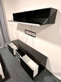 Obývací stěna ( MDF + Sklo ) - 3