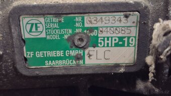 AUTOMATICKA prevodovka 5HP-19 FLC   s menicem + di A4 a diff - 3