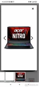 Acer Nitro 5 RTX 3060..JE VOPRAVDU TOP STAV.Záruka CZC - 3