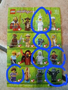 Lego minifigurky 13. 22. 23. 24. série - 3