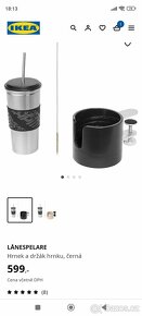 Hrnek s držákem na stůl Ikea LÅNESPELARE - 3