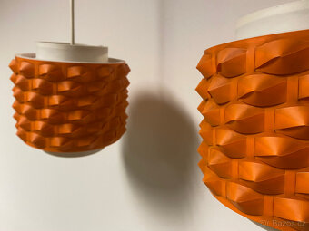 Designový retro lustr - málo vídaný model - 3