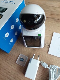 Chytrá WiFi monitorovací kamera s displejem SriHome - 3