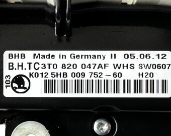 Klimatronik 1Z0819047AF Škoda Yeti 5L r.v. 2013 - 3