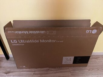Monitor LG 34WR55QK (34", WQHD, IPS, 100 Hz) - Záruka - 3