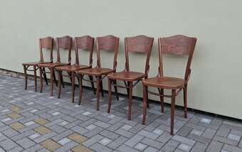 Bukové jídelní židle TON 6ks - 3
