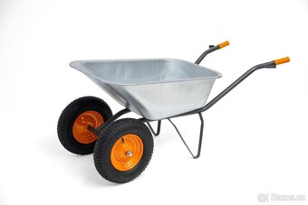 HUKA HK-0019 Stavební kolečko 90 l dvoukolák - 3