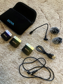 Boya BY-M1V2 bezdrátový mikrofon / dosah 60m / záruka - 3