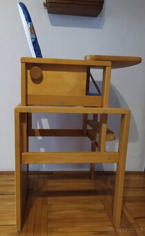 Dětská jídelní židlička a stoleček - 3