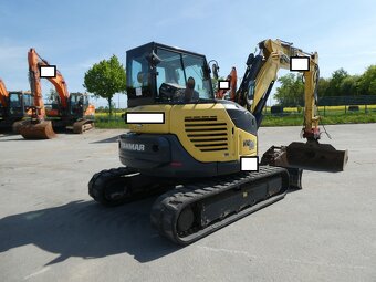 minibagr Yanmar VIO 80, dělené rameno - 3