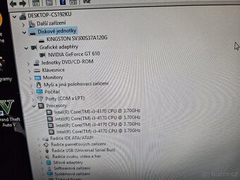Herní pc i3-4170 8gb ddr3 ssd 120gb GT610 1gb lcd 20" GTA5 - 3