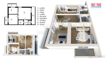 Prodej bytu 3+kk, 103 m², Plzeň, ul. Na Průhonu - 3