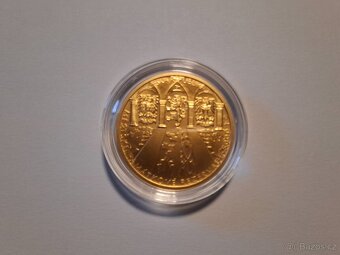 Zlatá mince Kroměříž 2023 BK - 3