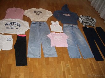 Dívčí komplet oblečení vel.158/164/XS TOP stav - 3