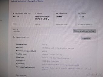 All-in-One Lenovo C470 – 21,5" | Kompletní sestava, TOP sta - 3