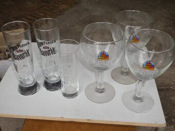 Skleničky na nožce pivné. - 3