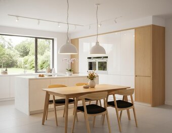 Dubová židle,potah MATT VELVET - černá - 3