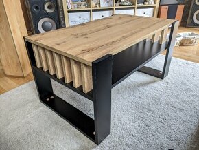 Konferenční stůl obdélníkový 90 x 50 x 45cm dub artisan - 3