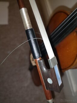 Staré dětské housle cca 51 cm + smyčec + furtál - čtěte - 3