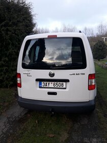 vw caddy life 2.0TDi 103kw r.v.2009 digi.klima,tažný,5 míst - 3